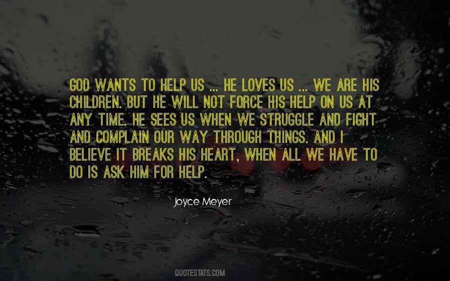 Quotes About Ask God For Help #464825