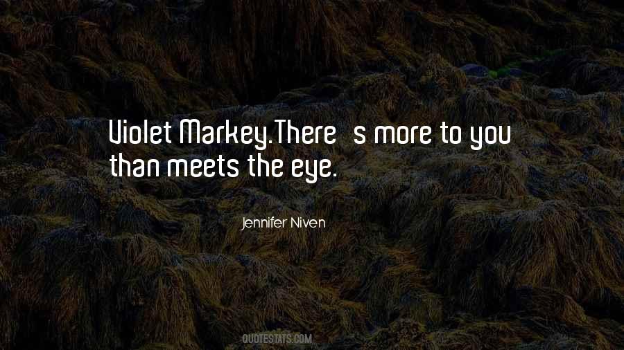 Quotes About What Meets The Eye #217741