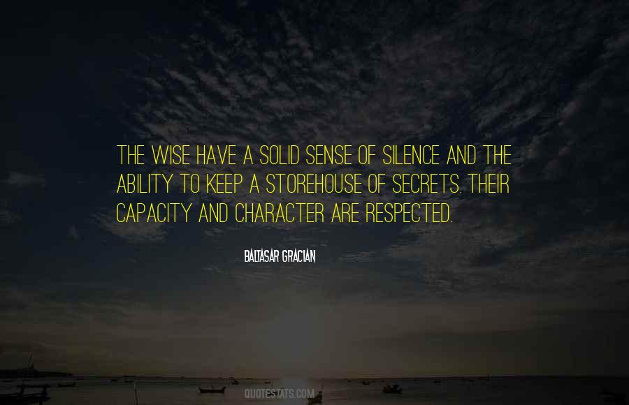 Wisdom Of Silence Quotes #897808