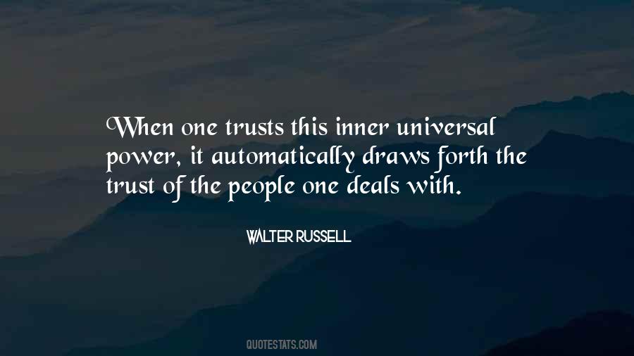 Quotes About Trusts #1202522