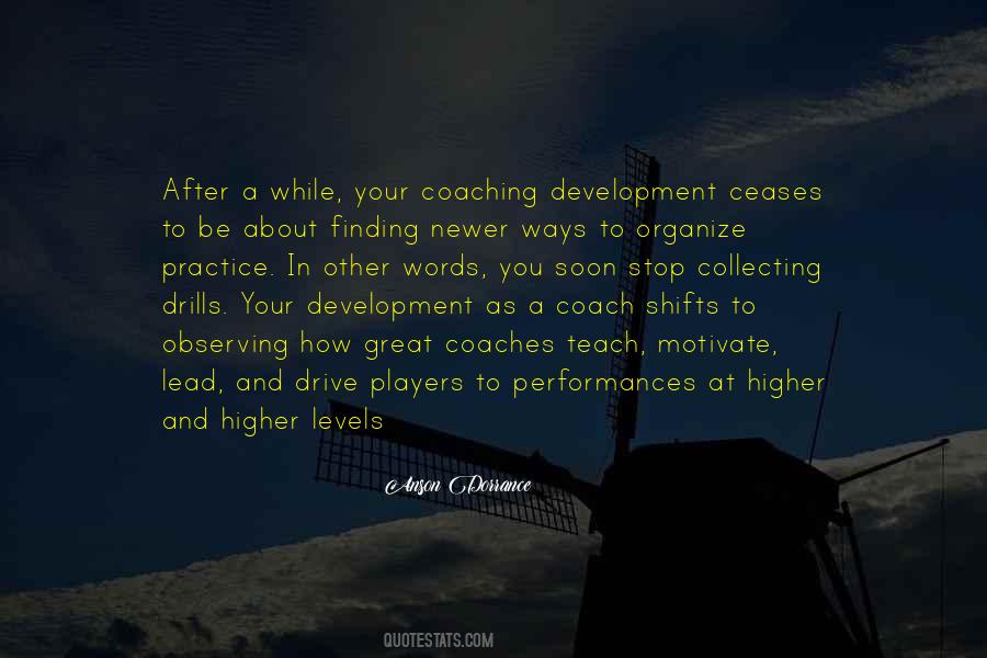 Quotes About Player Development #1164773