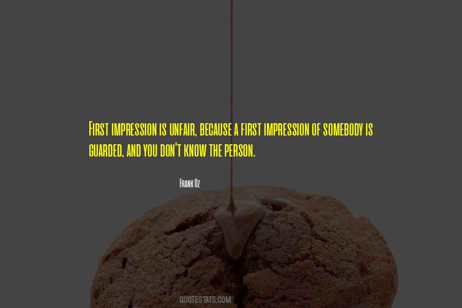 A First Impression Quotes #764946