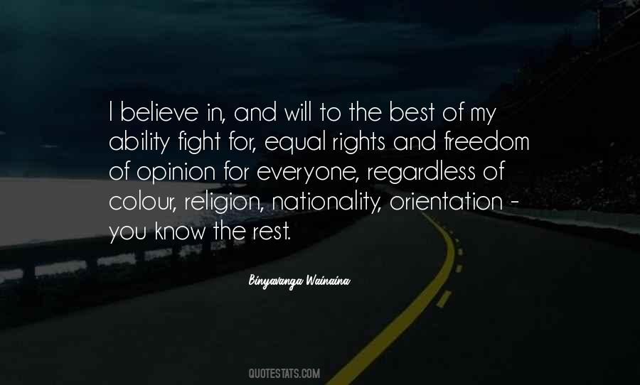 Quotes About Rights And Freedom #288744