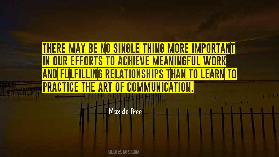 Quotes About Fulfilling Relationships #746140