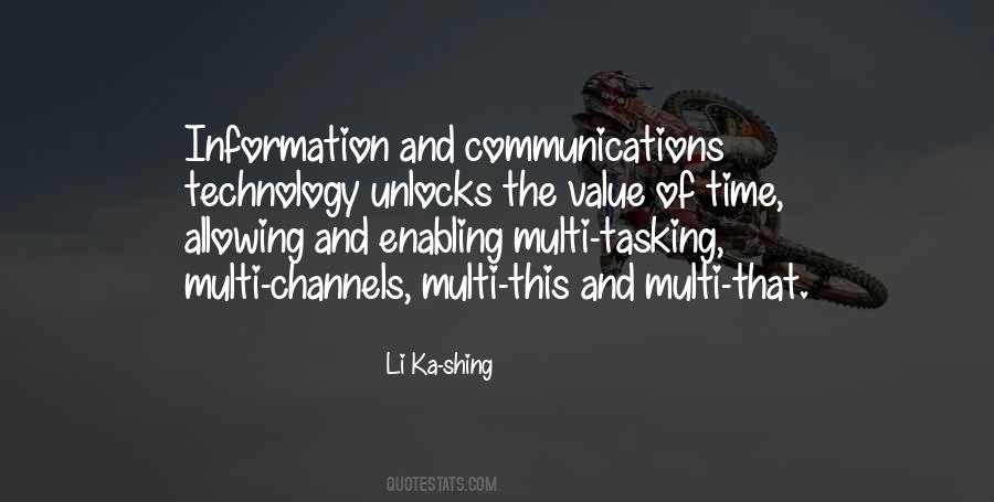 Quotes About Communication Technology #1591403