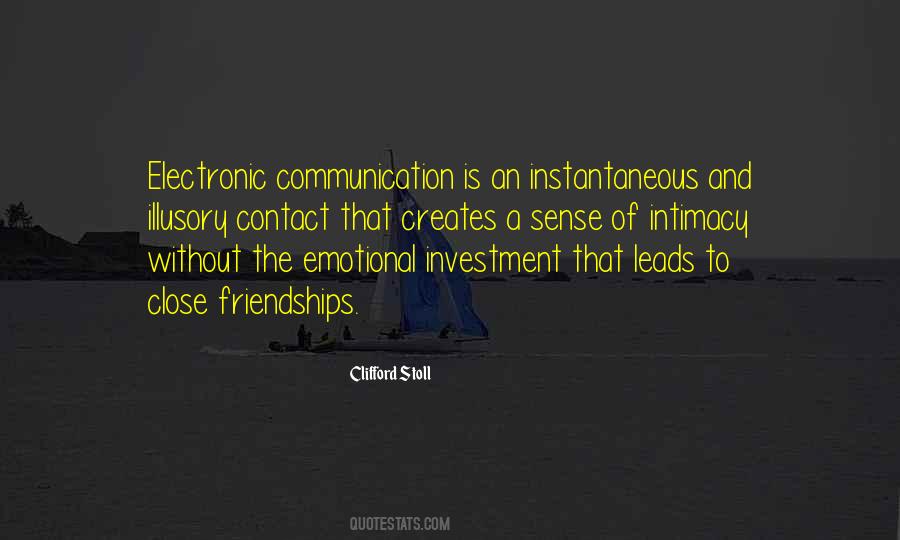 Quotes About Communication Technology #272132