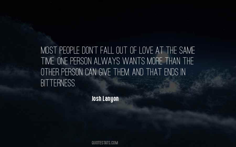 Quotes About Out Of Love #1149109