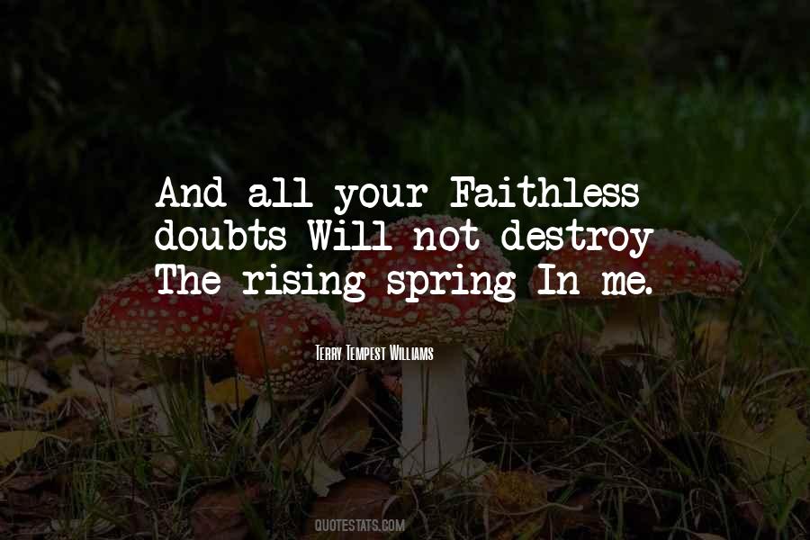 Quotes About Faithless #588927