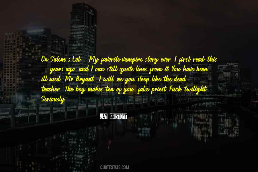 Quotes About Twilight Years #401624