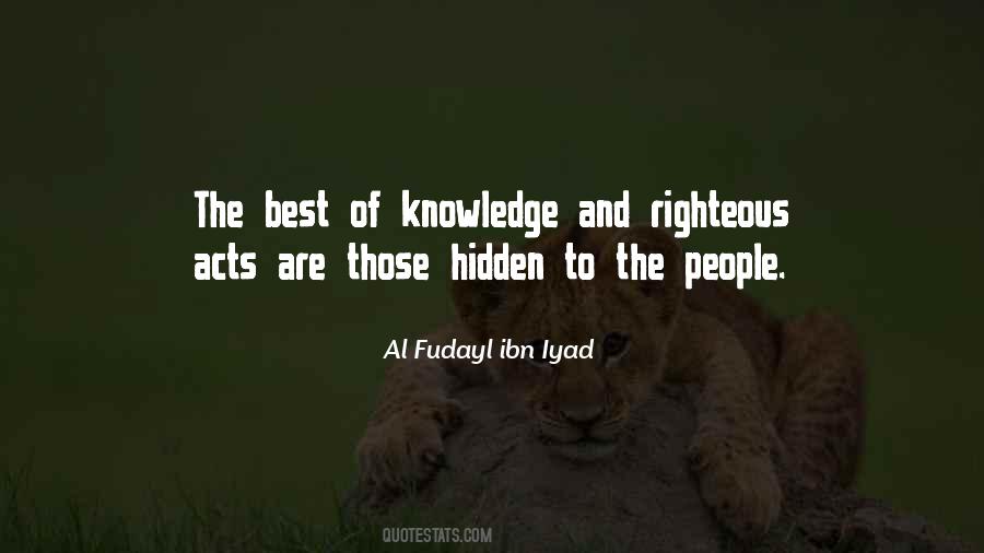 Quotes About Righteous People #1104995