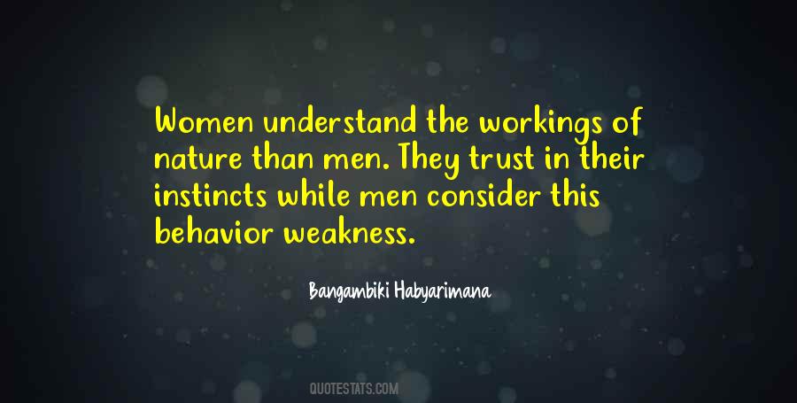 Women Instinct Quotes #1781550