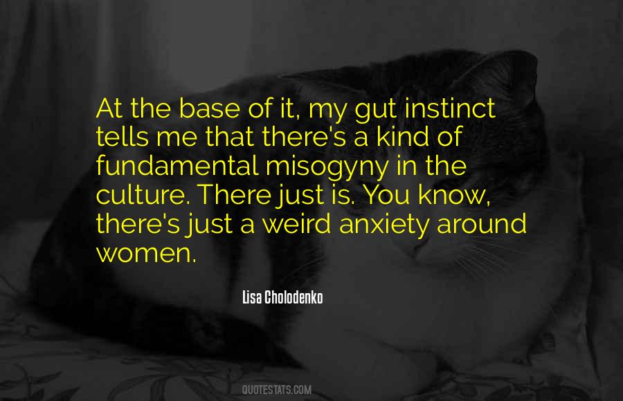 Women Instinct Quotes #1869140