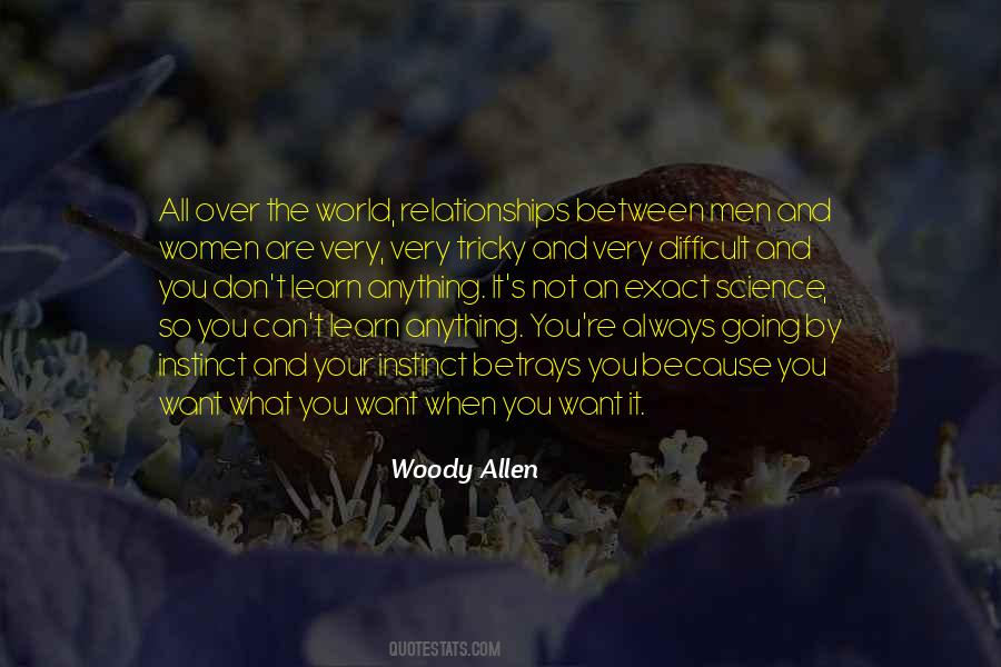 Women Instinct Quotes #557552