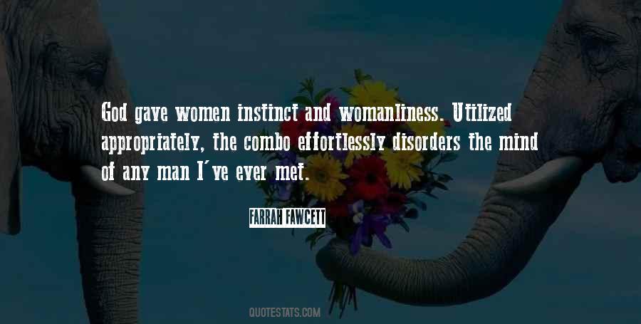 Women Instinct Quotes #756191
