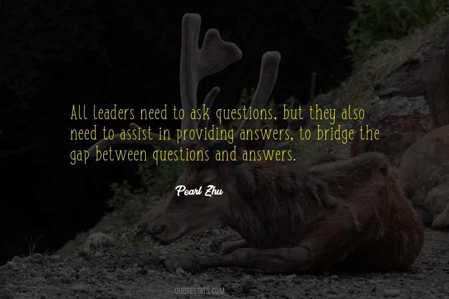 Leadership Gap Quotes #1590438