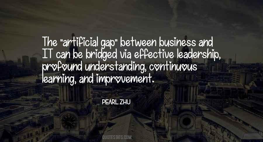 Leadership Gap Quotes #1710107