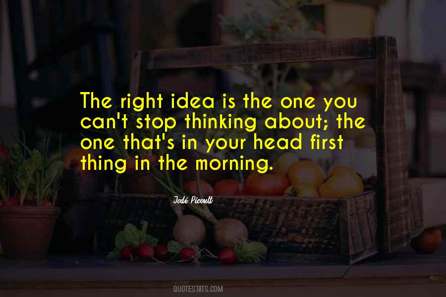 Quotes About Right Thinking #25500