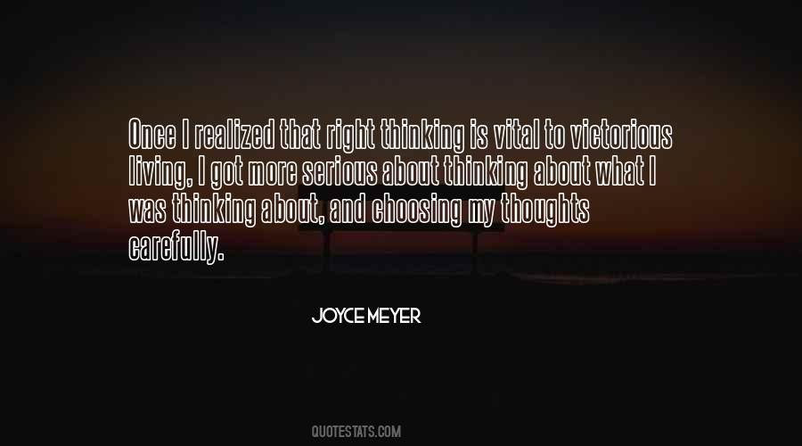 Quotes About Right Thinking #288745
