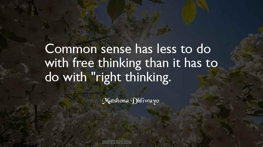 Quotes About Right Thinking #425725