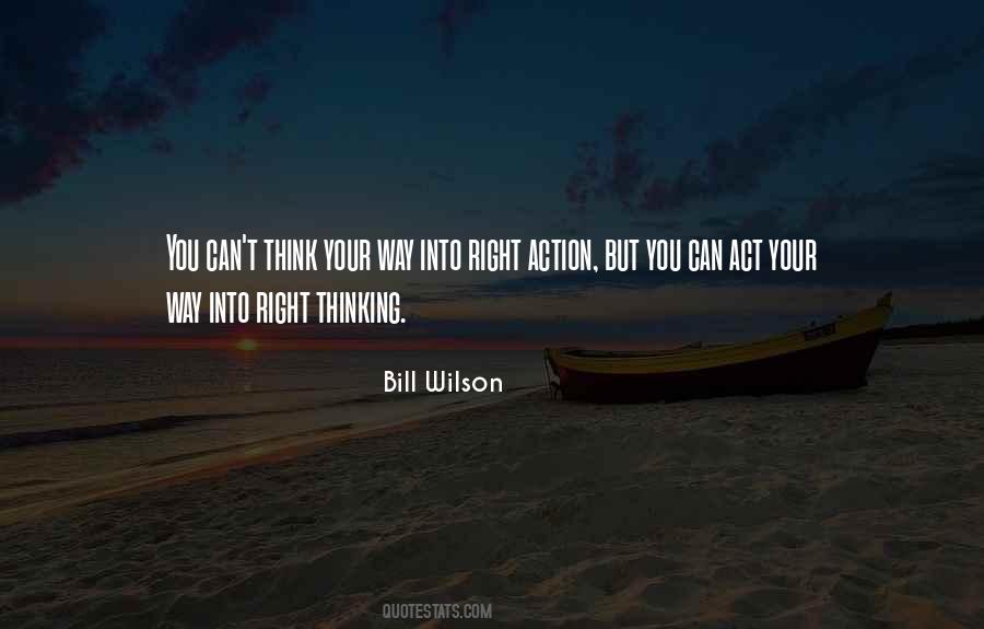 Quotes About Right Thinking #476229