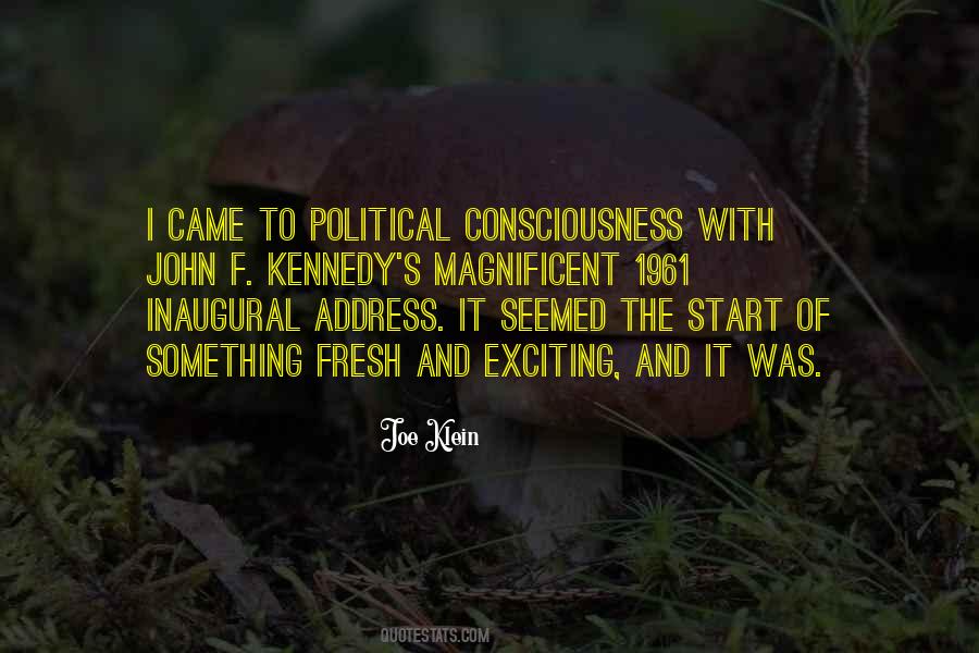 Political Consciousness Quotes #1156987