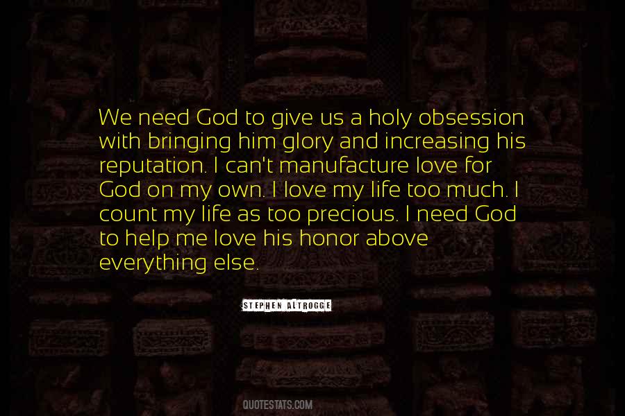 Quotes About My Love For God #384423