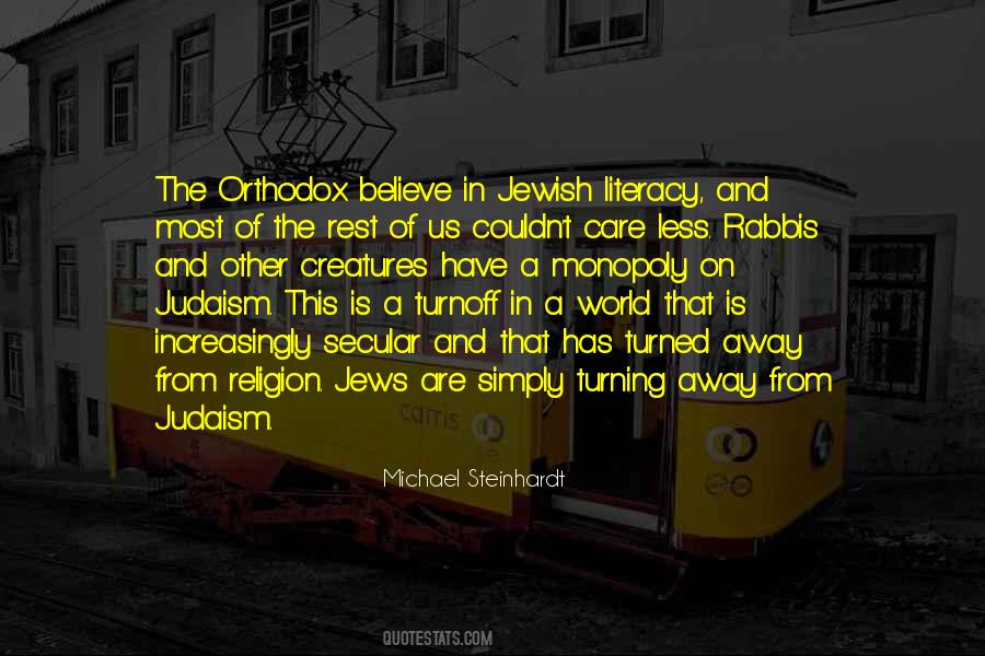 Orthodox Jews Quotes #705150