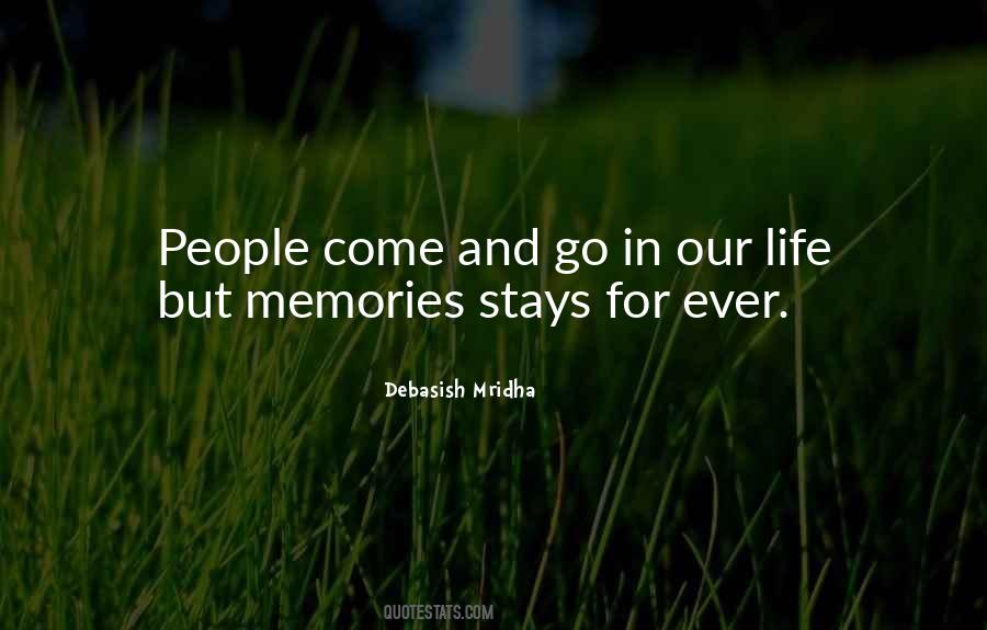 Quotes About Life Memories #191444