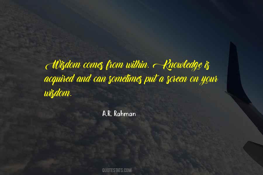 Quotes About Rahman #387535