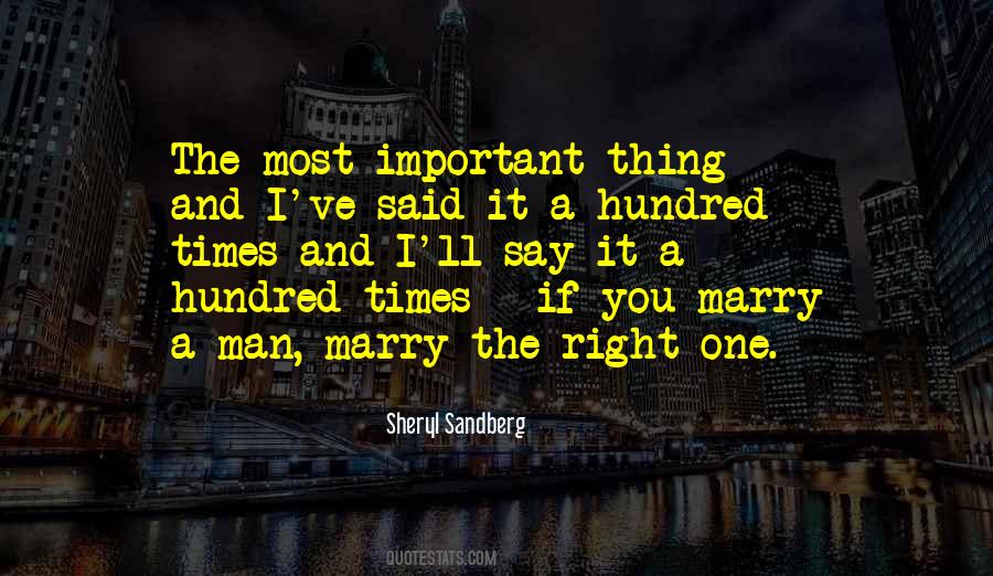 Quotes About Right One #1321587