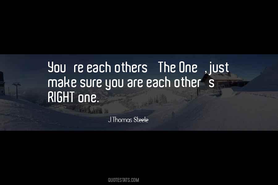 Quotes About Right One #1838932