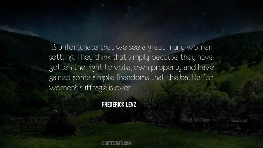 Quotes About Right Of Suffrage #378199