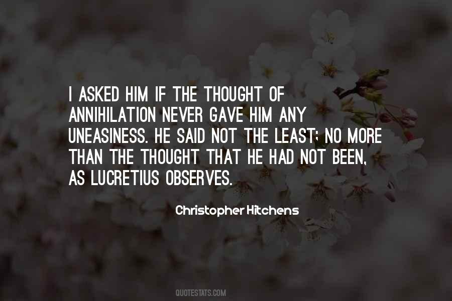 Quotes About Uneasiness #479263