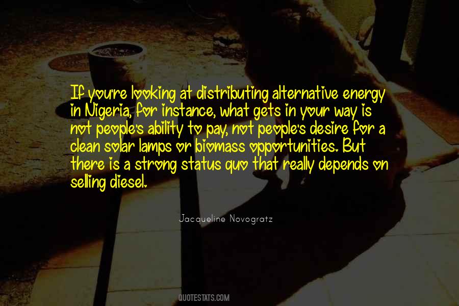 Quotes About Alternative Energy #284733