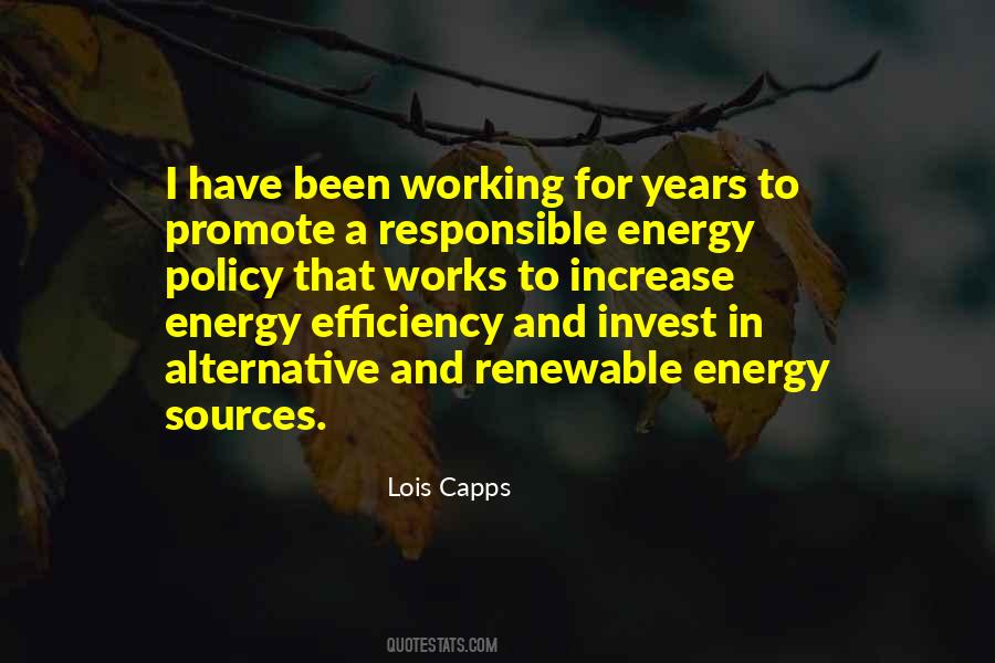 Quotes About Alternative Energy #556605