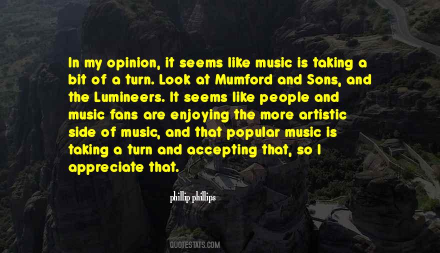 Quotes About Popular Music #1252452