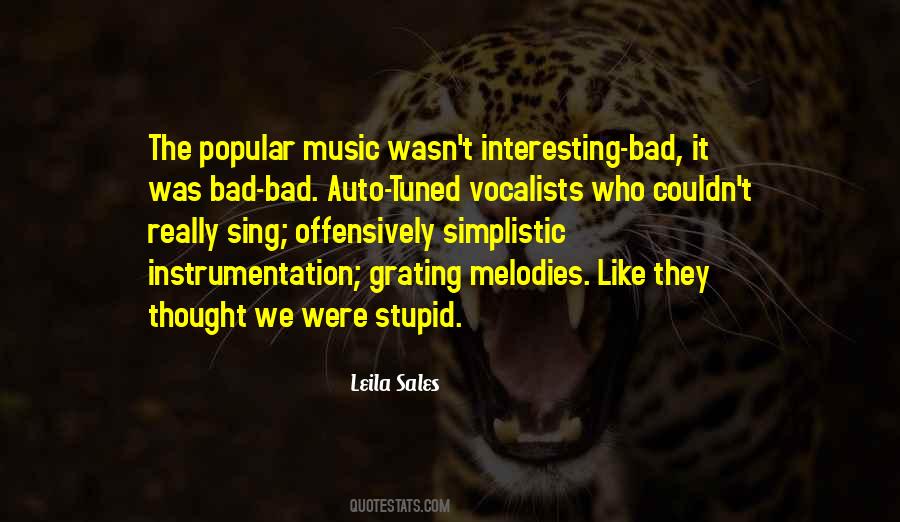 Quotes About Popular Music #1792096