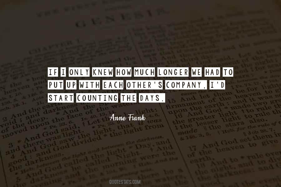 Quotes About Counting Days #1757555