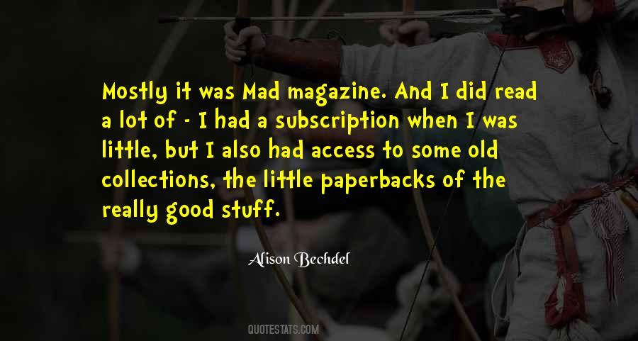 Quotes About Mad Magazine #352210