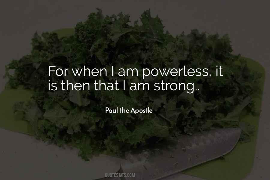 Quotes About Am Strong #179561