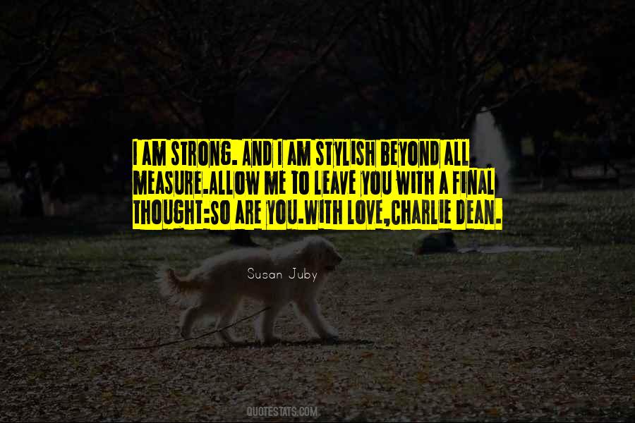 Quotes About Am Strong #1809184