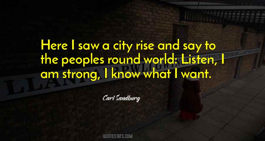 Quotes About Am Strong #40214