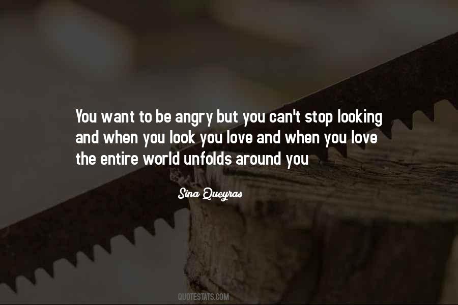 Quotes About Angry Love #670844