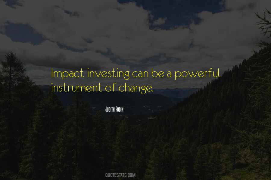 Quotes About Impact Investing #144055