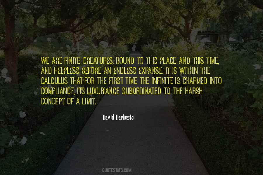 Finite Time Quotes #439234