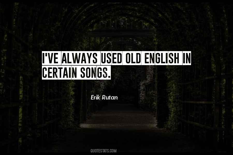 Quotes About Old Songs #254331