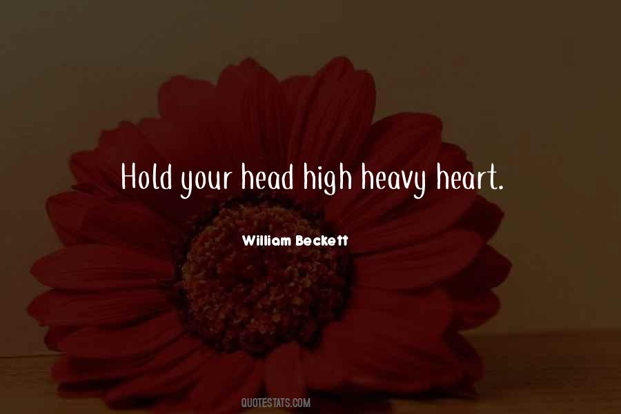 Quotes About Heavy Head #1248114