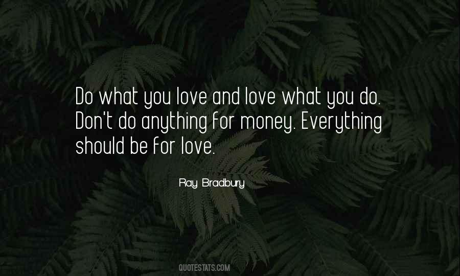 Quotes About Love Over Money #23601