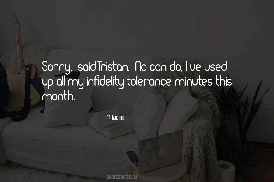 Said Sorry Quotes #97808