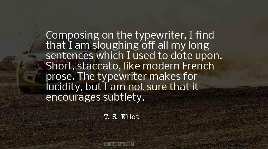 Quotes About Typewriters #66521